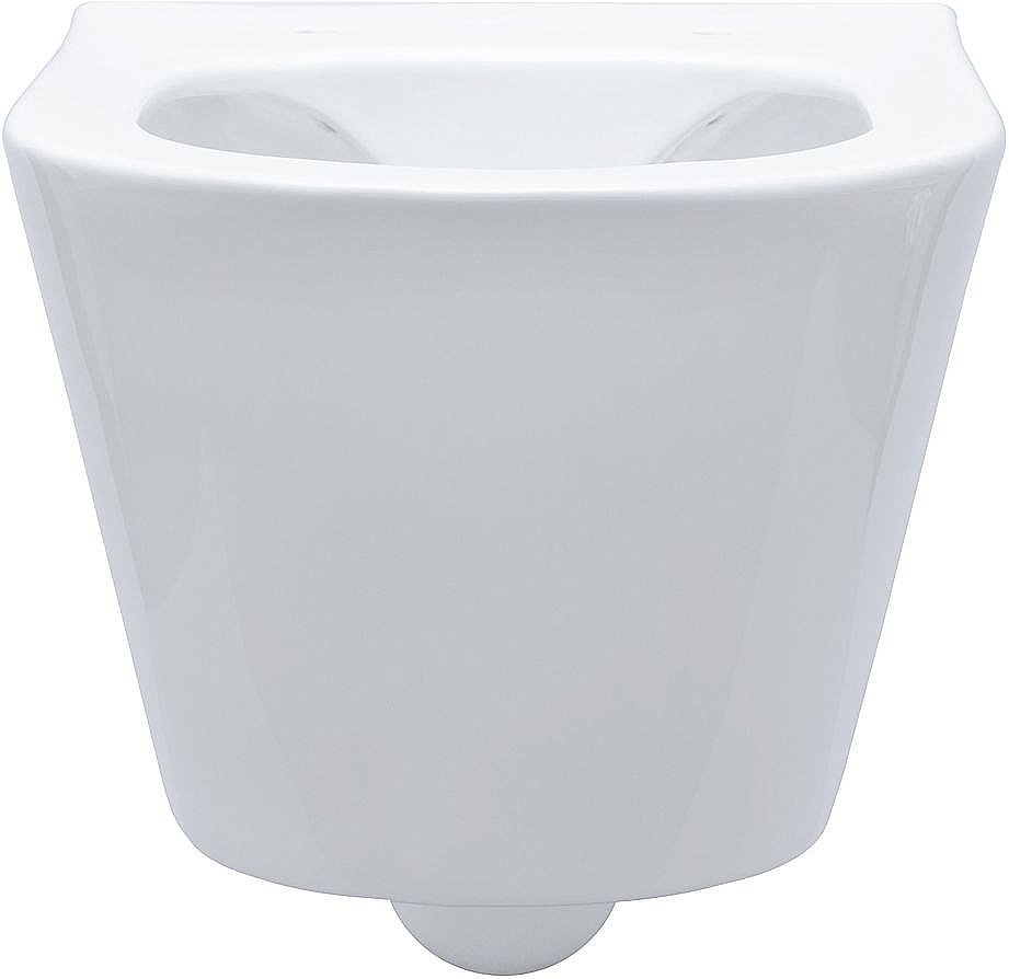 Унитаз подвесной Aquanet Lake белый с крышкой микролифт, безободковый купить в интернет-магазине Sanbest