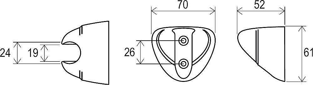 Держатель душа Ravak 610.00 купить в интернет-магазине сантехники Sanbest