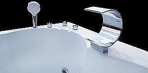 Смеситель на борт ванны Royal Bath HARDON RB 611 купить в интернет-магазине сантехники Sanbest