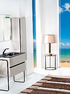 Зеркальный шкаф Armadi Art Vallessi кашемир матовый 100 купить в интернет-магазине сантехники Sanbest