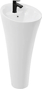 Раковина напольная WeltWasser WW LEERBACH 4141 GL-WT 41 белая купить в интернет-магазине Sanbest