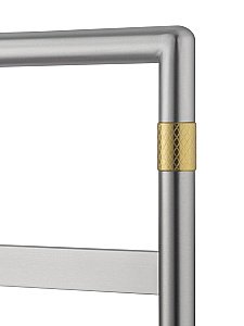 Полотенцесушитель электрический WONZON & WOGHAND KÖLN, Брашированный никель (WW-A6016-BR) купить в интернет-магазине сантехники Sanbest