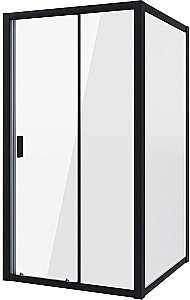 Душевой уголок Niagara NG-82-9AB-A80B, 90х80 прозрачный, алюминиевый профиль купить в интернет-магазине Sanbest