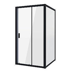 Душевой уголок Niagara Nova NG-82-9AB-A100B 90х100 стекло прозрачное/профиль черный купить в интернет-магазине Sanbest