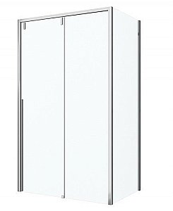 Душевой уголок Bravat SLIM LINE BS120.3104A 80х120 стекло прозрачное/профиль хром купить в интернет-магазине Sanbest