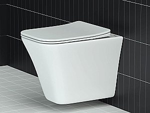 Унитаз подвесной Ceramica Nova Mono Rimless CN1902 безободковый, с крышкой микролифт купить в интернет-магазине Sanbest