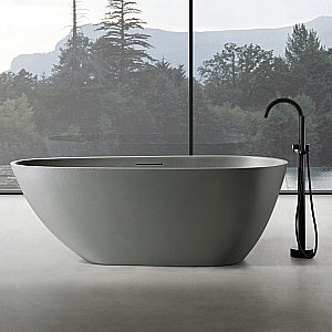 Ванна отдельностоящая Abber Dortmund AM9911MLG 170х75 светло-серая матовая купить в интернет-магазине Sanbest