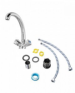 Смеситель для кухни Agger Retro-S A1800200 хром купить в интернет-магазине сантехники Sanbest