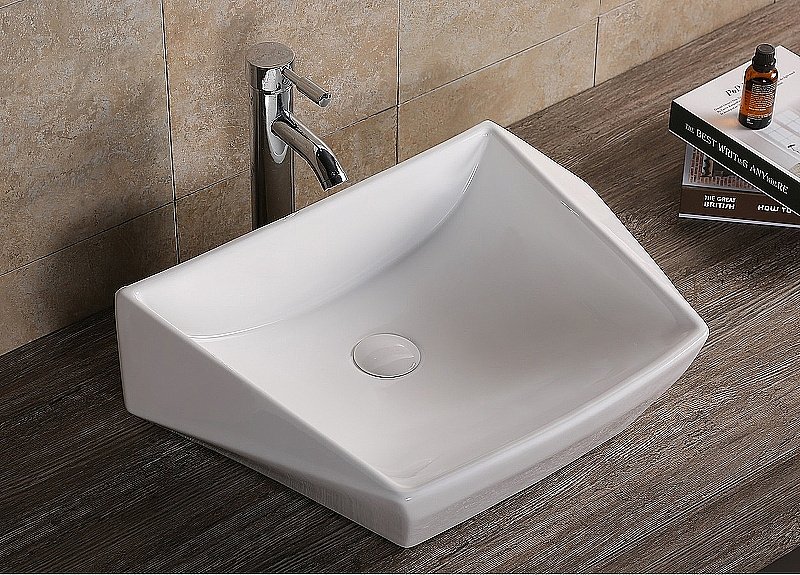 Раковина накладная CeruttiSpa 60 CR7065 белая купить в интернет-магазине Sanbest