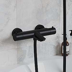 Смеситель для ванны PAINI Cox 78PZ111TH черный матовый купить в интернет-магазине сантехники Sanbest