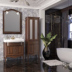 Зеркало Опадирис Лоренцо 60 00-00007044 светлый орех в ванную от интернет-магазине сантехники Sanbest