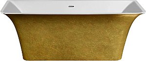Ванна акриловая Lagard Evora lgd-evr-tg 160.5х77 белая,золото купить в интернет-магазине Sanbest