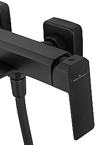 Смеситель для ванны с душем WONZON & WOGHAND DIAMOND, Черный матовый (WW-88639011-MB) купить в интернет-магазине сантехники Sanbest