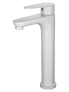 Смеситель для раковины высокий WONZON & WOGHAND ALFA WW-A40232-MW белый матовый купить в интернет-магазине сантехники Sanbest