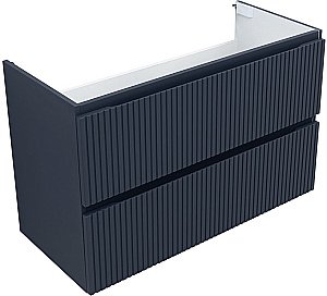 Тумба с раковиной Aquanet Джейн (Flat) 335431/254365 100 маренго для ванной в интернет-магазине Sanbest