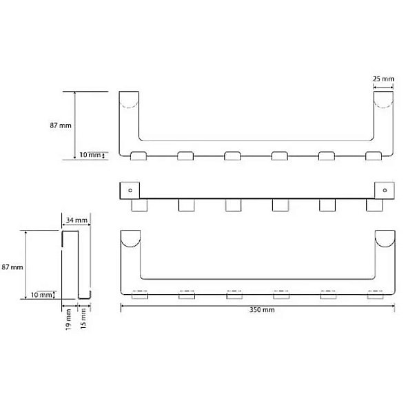 Крючок Bemeta White 101106234 белый купить в интернет-магазине сантехники Sanbest