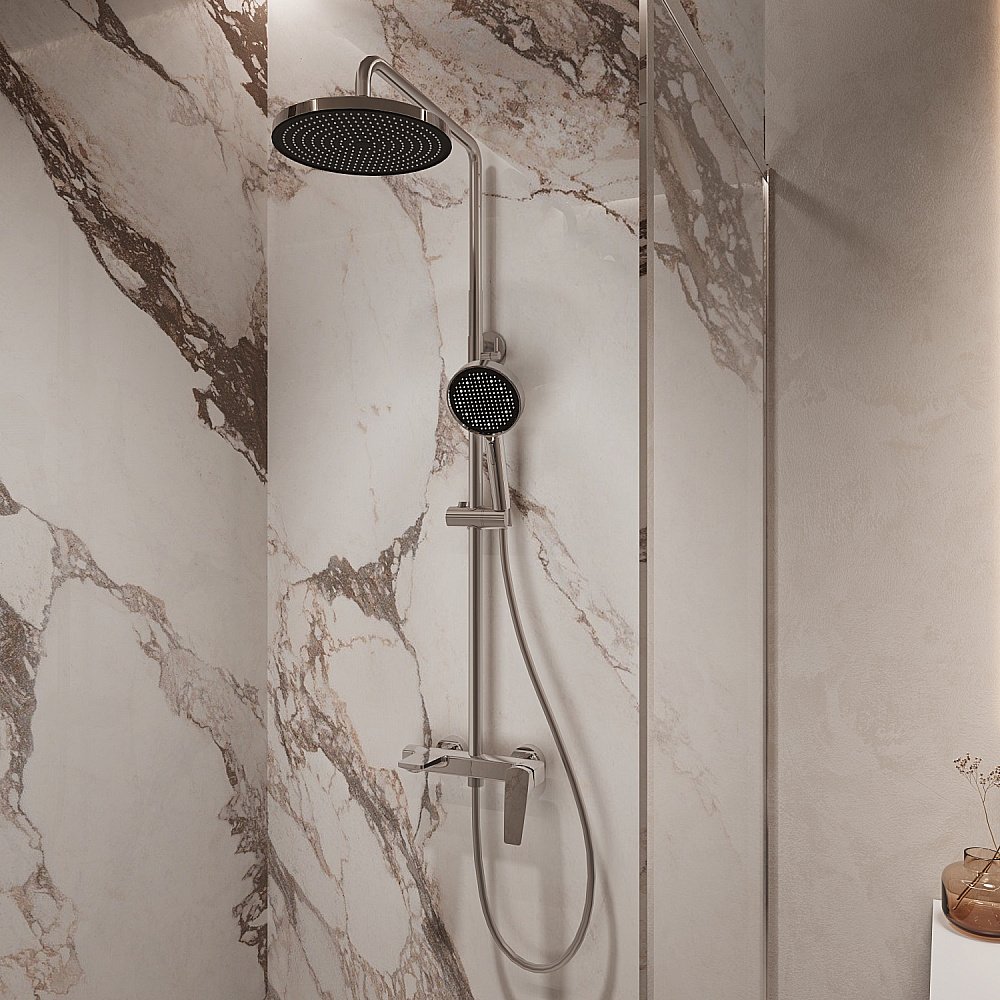 Душевая система Vincea Puro VSFS-5P1CH хром купить в интернет-магазине сантехники Sanbest