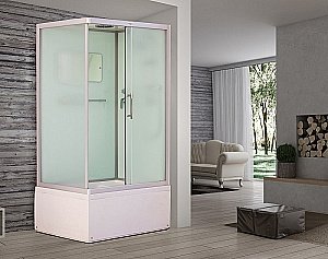 Душевая кабина Esbano Elegancia ES-129CKRB 120x90 стекло матовое/профиль белый купить в интернет-магазине Sanbest