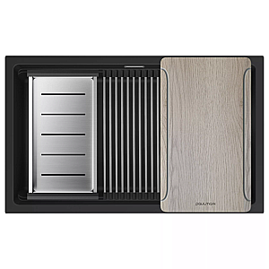 Кухонная мойка Paulmark Lumi-Multi Sink 74 LU-MULTI 74-AN антрацит купить в интернет-магазине сантехники Sanbest