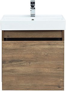 Тумба с раковиной Aquanet Nova Lite 249511 60 дуб рустикальный для ванной в интернет-магазине Sanbest