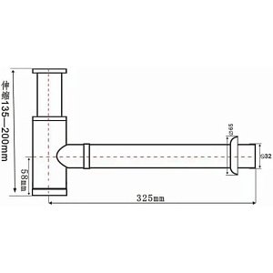 Сифон для раковины SantiLine SL-116 купить в интернет-магазине сантехники Sanbest