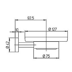 Мыльница PAINI Pixel 81CR021BI хром купить в интернет-магазине сантехники Sanbest