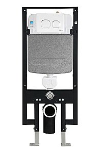 Унитаз с инсталляцией WeltWasser AMBERG 497 + JECKENBACH 004 GL-WT + AMBERG RD-MT CR купить в интернет-магазине Sanbest