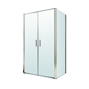 Душевой уголок BERGES LEGOS LS-3 100х80 прозрачное стекло/профиль хром купить в интернет-магазине Sanbest