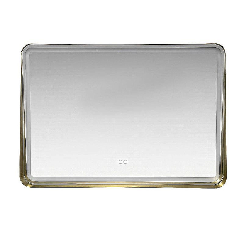Зеркало Azario Энтони АZ-LED012925 золото матовое в ванную от интернет-магазине сантехники Sanbest