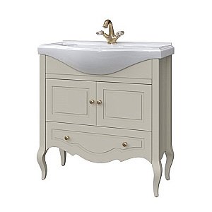 Тумба с раковиной Caprigo Verona 33523 80 бежевая для ванной в интернет-магазине Sanbest