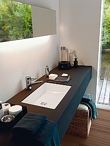 Раковина Laufen Living City 8.1243.1.000.109.1 белая купить в интернет-магазине Sanbest