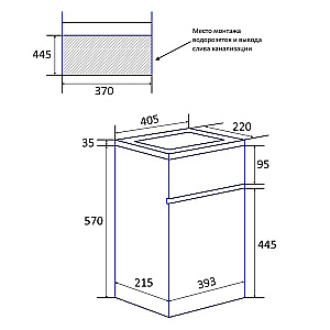 Инсталляция для унитаза Azario AZ-8010-1000 купить в интернет-магазине сантехники Sanbest