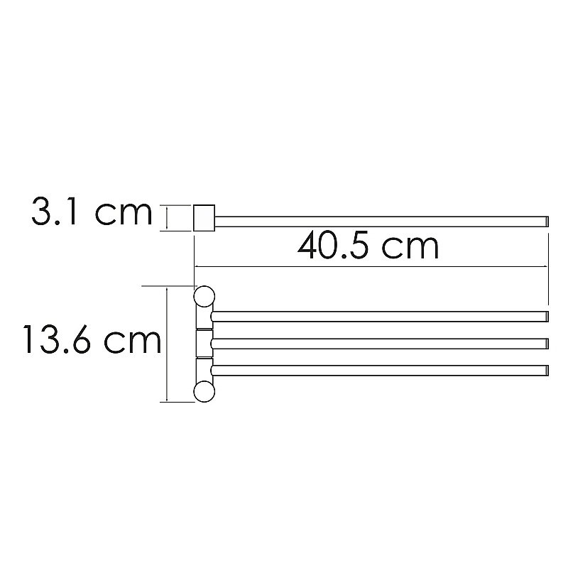 Полотенцедержатель WasserKRAFT K-1033WHITE белый матовый купить в интернет-магазине сантехники Sanbest