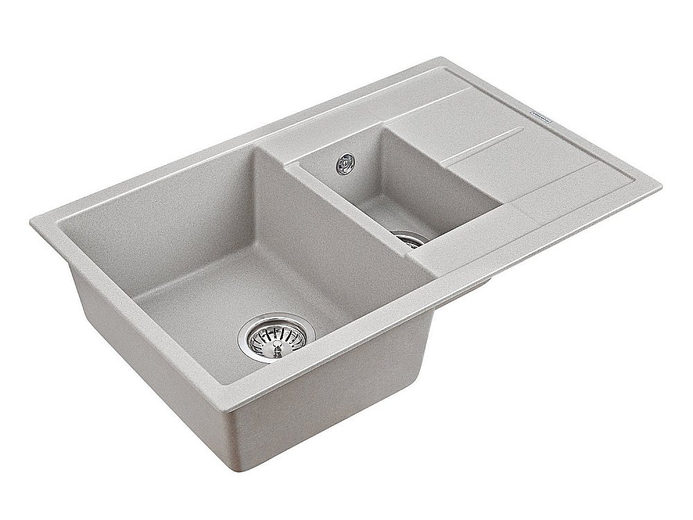 Мойка кухонная Paulmark Feste PM237850-GR Серая купить в интернет-магазине сантехники Sanbest