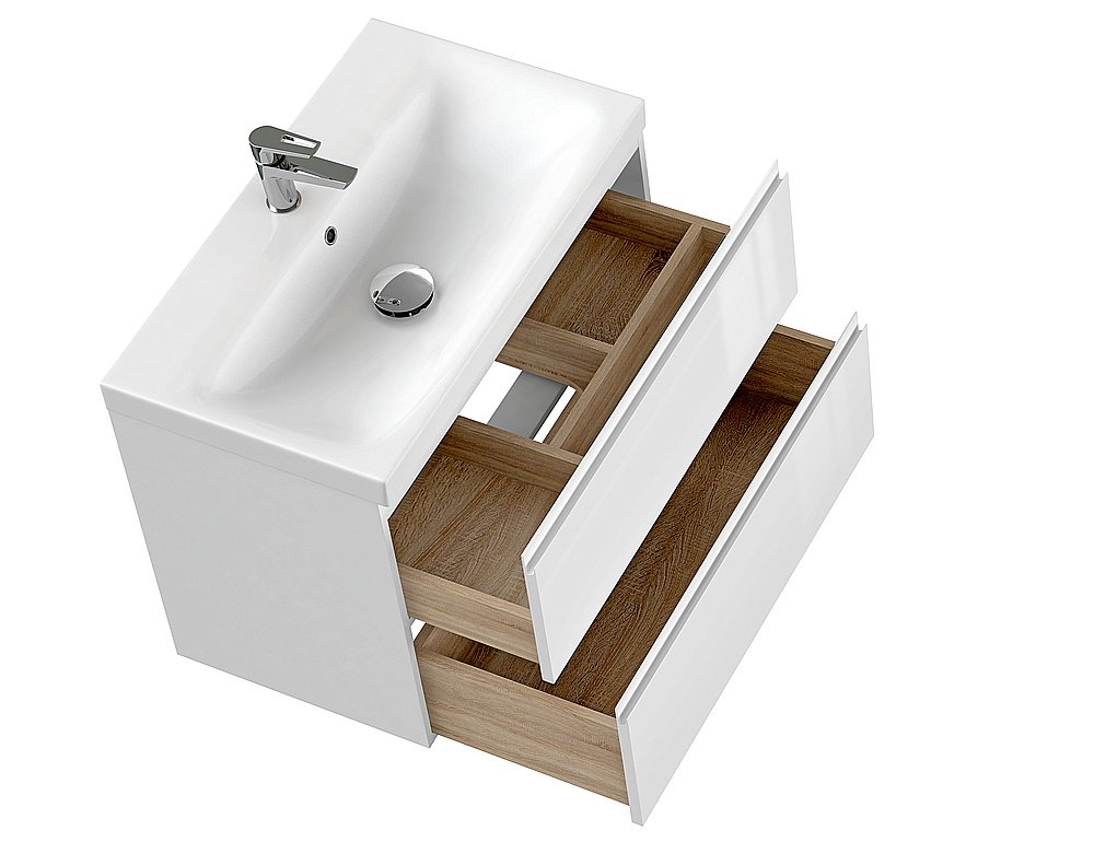 Мебель для ванной Cersanit Moduo 80 белая для ванной в интернет-магазине Sanbest