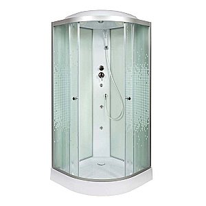 Душевая кабина DTO L 901  100х100 с гидромассажем купить в интернет-магазине Sanbest