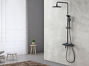 Душевая система Lemark Bronx LM3772BL купить в интернет-магазине сантехники Sanbest