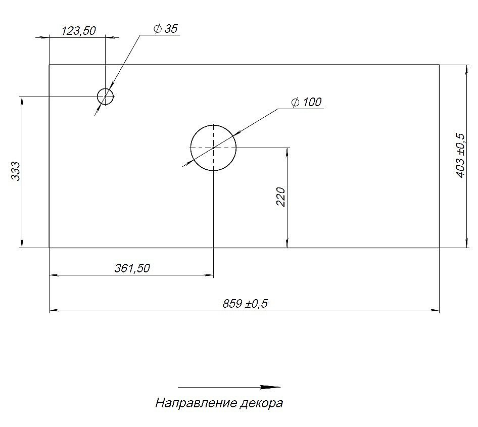 Столешница Aquanet Nova Lite Loft 90 L TF01 серый для ванной в интернет-магазине сантехники Sanbest
