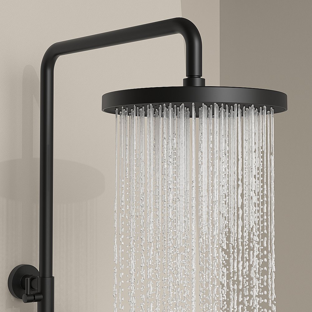 Душевая система Sancos Teo SC11001MB черный матовый купить в интернет-магазине сантехники Sanbest