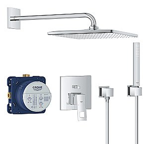 Душевая система Grohe Eurocube 25238000 хром купить в интернет-магазине сантехники Sanbest