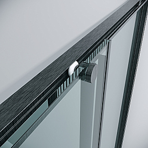 Душевой уголок Grossman Galaxy 90х80 300.K33.01.9080.42.00 стекло прозрачное/профиль графит сатин купить в интернет-магазине Sanbest