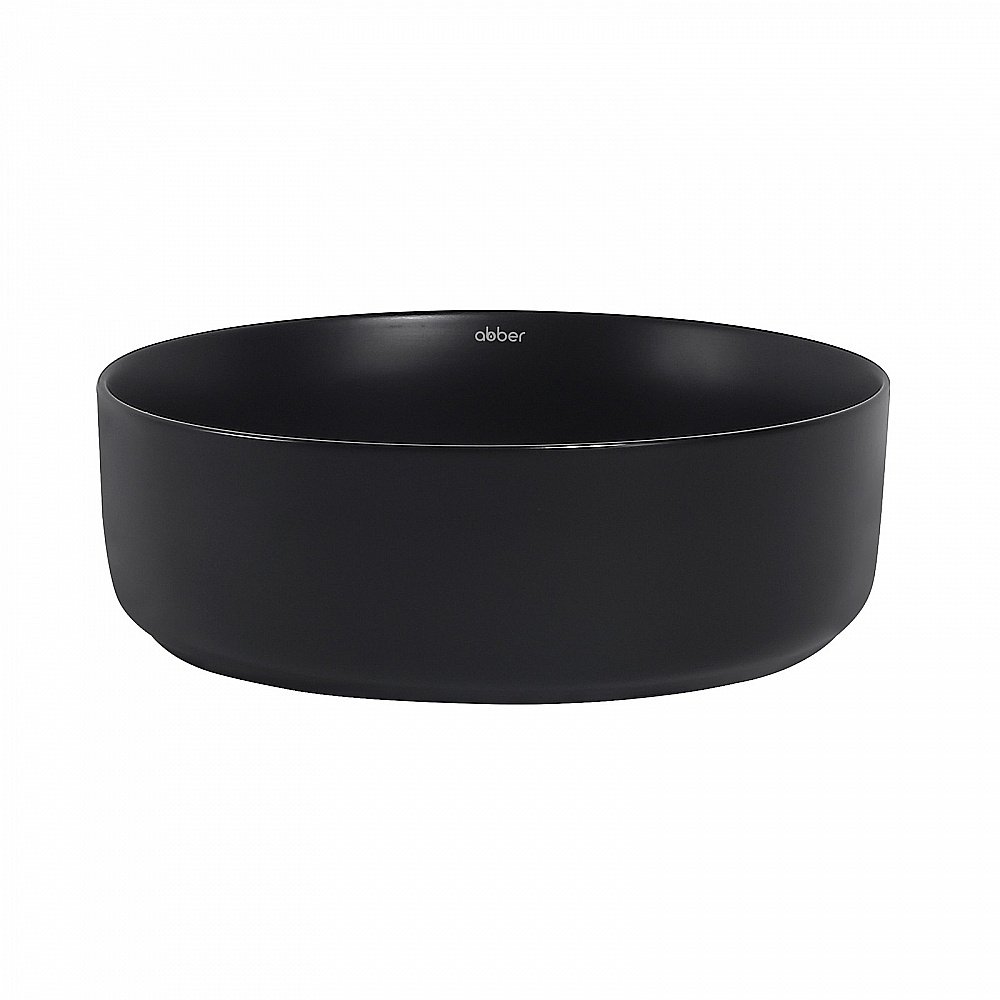 Раковина накладная ABBER Bequem AC2108MB черная матовая купить в интернет-магазине Sanbest