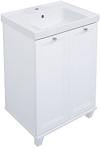 Тумба с раковиной Aquanet Амели 261989 60 белый для ванной в интернет-магазине Sanbest