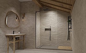 Душевое ограждение Radaway Modo SL Black II 120 стекло прозрачное/профиль черный матовый купить в интернет-магазине Sanbest