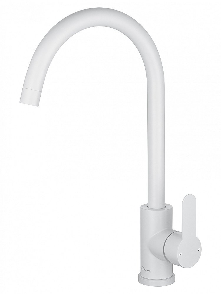 Смеситель для кухни WONZON & WOGHAND, Белый матовый (WW-AE4554-MW) купить в интернет-магазине сантехники Sanbest