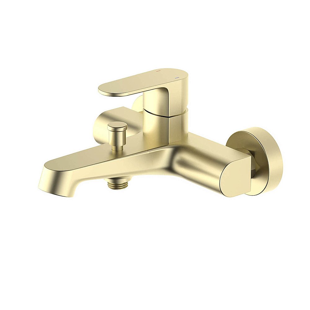 Смеситель для ванны Aquatek Оберон AQ1240BG золото шлифованное купить в интернет-магазине сантехники Sanbest