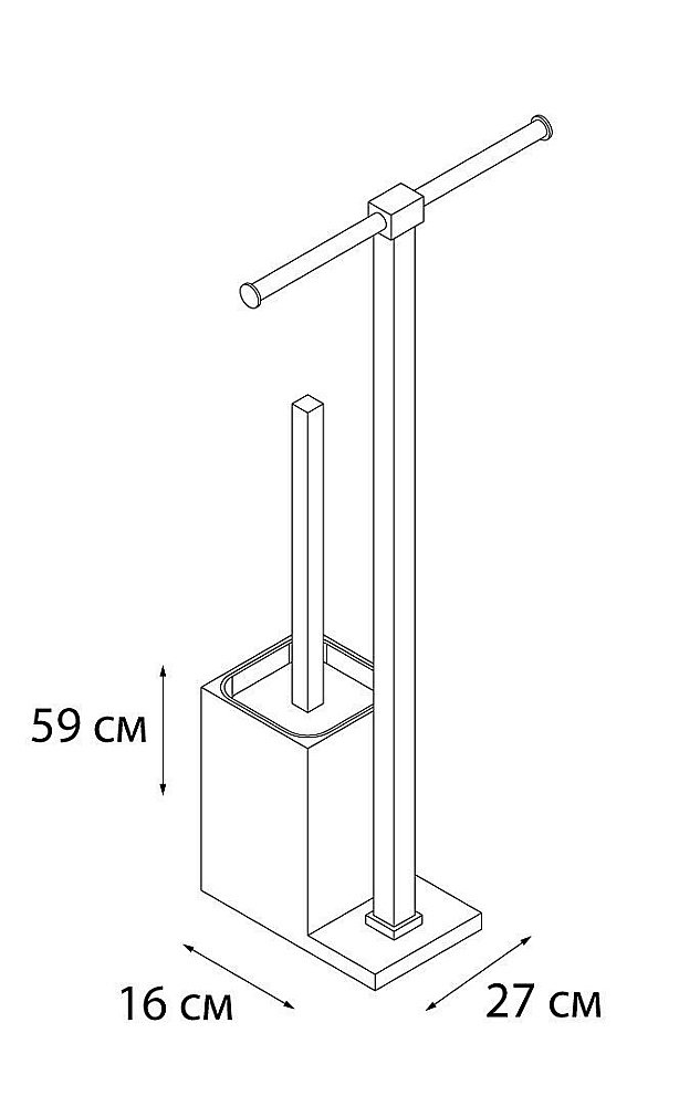 Стойка для ванной FIXSEN RAINBOW FX-32-05 купить в интернет-магазине сантехники Sanbest