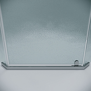 Душевой уголок Grossman Pragma 100х100 302.K33.03.1010.10.02 стекло шиншилла/профиль хром купить в интернет-магазине Sanbest