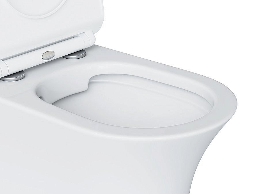 Унитаз напольный Laguraty 21217A безободковый, с крышкой микролифт, с бачком купить в интернет-магазине Sanbest