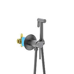 Гигиенический душ Aquatek Европа AQ1021BGM оружейная сталь купить в интернет-магазине сантехники Sanbest